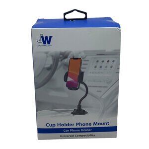 JW Just Wireless Car Cup Holder Phone Mount Universal Black NEW‎